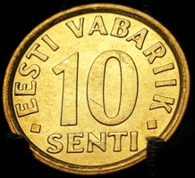Észtország 10 sent, 2008 E13A5