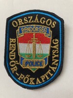 Rendőrségi tépőzáras karjelvény karjelzés  felvarró