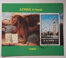 Ajman - Velence - blokk  (AJ-132)
