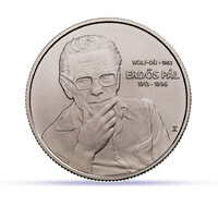 Erdős Pál  2023 Színesfém emlékérem zárt bontatlan  kapszulában