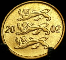 Észtország 10 sent, 2002 E13B5
