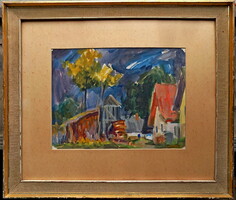 Udvary Pál 1900-1987 Garanciával SZÁMLÁVAL