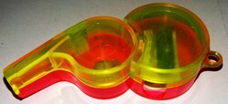1970'S retro műanyag figurális PAPÍRBOLTOS plasztik ceruza hegyező ÁTLÁTSZÓ SÍP