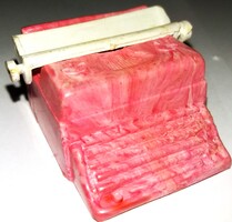 1970'S retro műanyag figurális PAPÍRBOLTOS plasztik ceruza hegyező ÍRÓGÉP