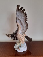 Herendi porcelán szobor Turul, karddal