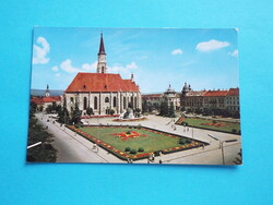 Képeslap (38) - Románia - Cluj (Kolozsvár) - Szent Mihály-templom 1970-es évek