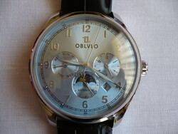 Oblvlo egy nagyon különleges és gyönyörű automata karóra Tiffany Ice színű számlappal