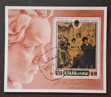 Ajman - Beethoven blokk  (AJ-172)