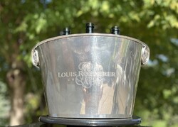 CHAMPAGNE CLUB - Louis Roederer Champagne 3-4 palackos ónból készült pezsgőhűtő
