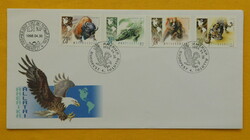 FDC 1998. Földrészek Állatai (II.) - Amerika - bélyegsorral