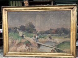 Monumentális méretű..(!) NEOGRÁDY ANTAL (!) 150x210cm(!!!)