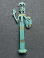 Pallasz Athéné nagyméretű fém szobor – 36 cm