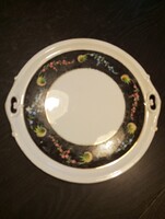 Hüttl Tivadar porcelán kînálótál, 33 cm