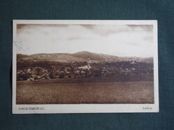 Képeslap,Bercel,Nógrádbercel,község látkép,részlet,Karinger,Hangya szöv kiadás,1935-