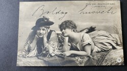 FEDÁK SÁRI DIVA PRIMADONNA MEDGYASZAY VILMA 1905 PHOTO CARD JÁNOS VITÉZ KUKORICA JANCSI Strelisky Photo