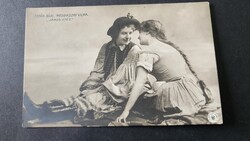 FEDÁK SÁRI DÍVA PRIMADONNA MEDGYASZAY VILMA 1905 FOTÓLAP JÁNOS VITÉZ KUKORICA JANCSI Strelisky fotó