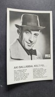 1954 LATABÁR KÁLMÁN LATYI MATYI SZÍNMŰVÉSZ OPERETT SZÍNHÁZ EGY BOLDOG PESTI NYÁR KORABELI FOTÓ LAP