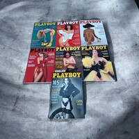 Set of 7 Retro Playboy Magazines - 1993 Edition - Hungarian