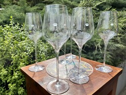 CHAMPAGNE CLUB - Moët & Chandon 25cl Kristály Pezsgőspohár Szett Fehér Korona Motívummal