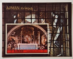 Ajman - Raffaello - Festmény blokk  (AJ-202)