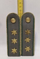 Vám- és Pénzügyőrség százados rendfokozat bujtatós váll-lap pár (3832)