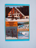 Képeslap (39) - Csehszlovákia (Szlovákia) - Alacsony-Tátra - Donovaly mozaik 1970-es évek