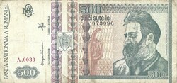 500 lei Leu 1992 Romania 2.