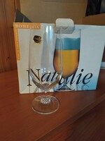 Eredeti Bohemia Natalie kristály söröspohár készlet (6 db) – Új, dobozában