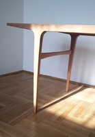 Vintage német kőris dohányzóasztal mid century asztal a 60-as évekből