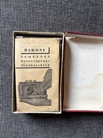 Bakony borotvapenge élező retró dobozában