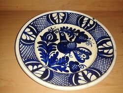 Korondi kerámia madaras falitányér - 24 cm