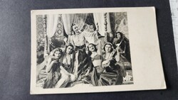 Cca. 1940 SZELECZKY ZITA - HÁREM HÖLGYEK GÜL BABA FILM JELENET URÁNIA FILMSZÍNHÁZ KORABELI FOTÓ LAP