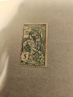 1900-as 5 centimes Svájc UPU bélyeg -o-