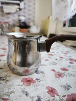Retro inox kávékiöntő,nyeles főzőedény eladó!
