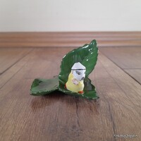 Régi Herendi porcelán kínai figura levélen