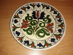 Korondi kerámia falitányér - 21 cm
