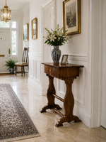 Biedermeier intarziás varróasztal