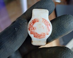 Antik Szent Lukács gyógyfürdő porcelán kupak