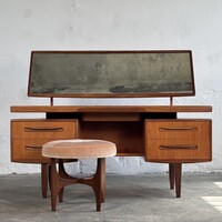 Retro GPlan Fresco fésülködőasztal teak pipereasztal mid-century íróasztal