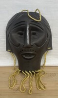 Black Ceramic Wall Mask