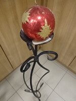 Vas gyertyatartó, magassága 85 cm. Jókai