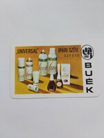 UNIVERSAL IPARI SZÖVETKEZET SZEGED kártyanaptár 1975