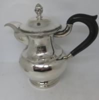 13 latos bécsi antik ezüst biedermeier kávés kanna, 1838