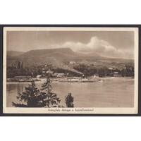 Magyarország,Leányfalu - Hajóállomás a Visegrád gőzössel 1938