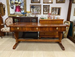 Biedermeier nagyméretű 3 fiókos íróasztal