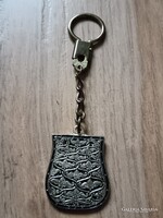 Honfoglalás kori galgóci tarsolylemez emlék kulcstartó.