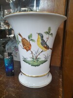 Herendi Rothschild Kőrmintás Empír Tölcsér,Kaspó Váza.17 cm.