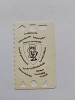 KATONAI PÁLYAVÁLASZTÁS műanyag  kártyanaptár 1995