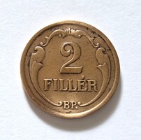 2 Fillér 1938.