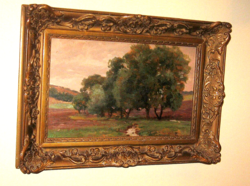GARANTÁLTAN EREDETI CSODÁS TORNYAI JÁNOS / 1869-1936 / : ALFÖLDI TÁJ